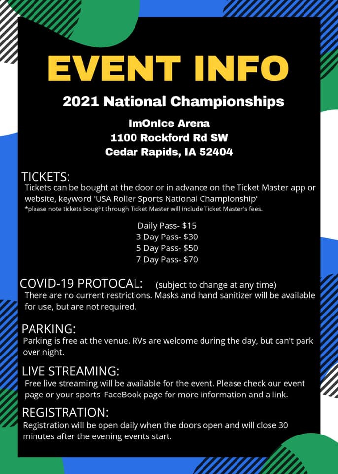 Indoor Nationals Event Info